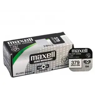 Pilas de boton Maxell bateria originalus Oxido de Plata SR521SW lizdinės plokštelės 5X Nds