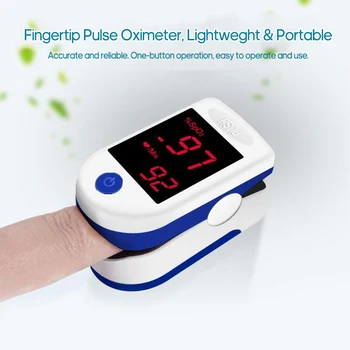 Piršto Pulse Oximeter LED Ekranas, Skaitmeninis Oximeter Kraujo Deguonies Jutiklis Soties SpO2 Stebėti saturimetro pulsioximetro