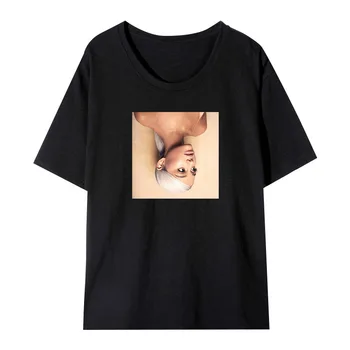 Pop Dainininkė Ariana Grande Marškinėliai Moterims, Hip-Hop Viršūnes Ulzzang Atsitiktinis Medvilnės Marškinėlius Harajuku Kawaii Tees Moterų Negabaritinių Marškinėliai