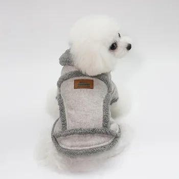 Populiarus šuo paltai striukės žiemos Medvilnės šiltas Pet paltai mažoms ir vidutinio dydžio šunys, drabužiai Laišką šuo striukė žiemos pet drabužiai