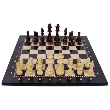 Prabanga Riešutmedžio Medienos Šachmatų Rinkinį Medinis Paveikslas Šaškių Viduramžių Šachmatai Aukštos Kokybės Šachmatų stalo Žaidimas, Paveikslas Rinkiniai szachy