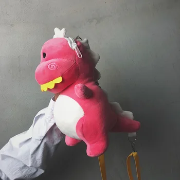 Prabangus Krepšys Moterų Nauja Japonų ir korėjiečių Animacinių filmų Cute Girl Mažas Maišelis Mielas Dinozauras Žaislas Kuprinė-Krepšys