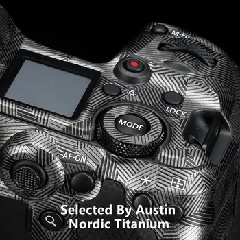 Premium Decal Odos Canon EOS R5 Kamera Odos Decal Raštas Anti-nulio Kailis Wrap Dangtelio Lipdukas