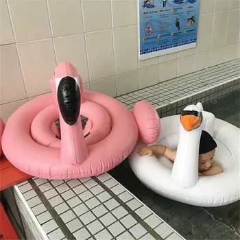 Pripučiami Flamingo Vienaragis Swan Milžinišką Baseinas Plaukti Žaislai Vaikams Kūdikių Maudynių Žiedo Ratą Paplūdimio Jūros Vandens Žaislai Žaisti Geriausia Dovanos
