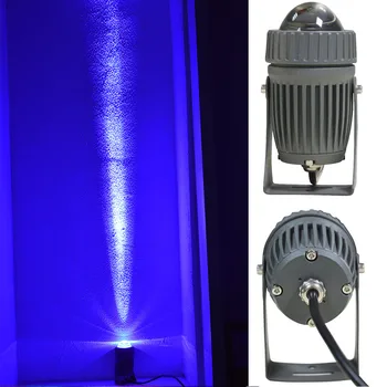 Profesinės Optinis Dizainas Led Lauko Prožektorius 10W Led Spot Light su Siauros lempos Kampas Potvynis Šviesa su 100 240V Apšvietimo