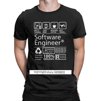 Programinės Įrangos Inžinierius, Programavimo T-Shirt Vyrai Valgyti, Miegoti Kodas Kartoti Programuotojas, Kūrėjas Nuostabus Topai Marškinėliai Camisas