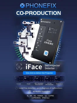 Qianli IFace Veido Dot Matrix Testeris Face ID Remonto Tester One Click Aptikti Dot Projektorius 