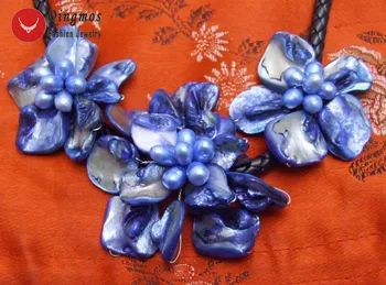 Qingmos Tamsiai Mėlyna Baroko Shell Gėlių 18