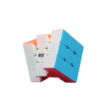 Qiyi kubo Qiyi Kariai S 3x3x3 Magiškasis kubas 3x3x3 Greitis Kubo Švietimo-Žaislai, Dėlionės cubo magico profissional Įdomus žaidimas kubas Žaislai
