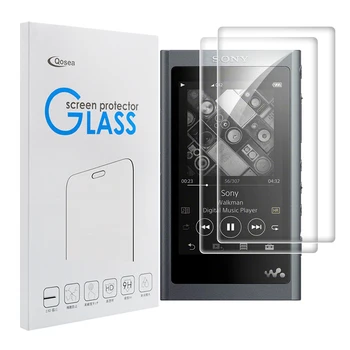 Qosea (2 PAKETAS) Walkman Grūdintas Stiklas Sony NW-A55 Screen Protector 9H Ultra Clear MP3 MP4 Ekrano Apsaugos Anti-scratch
