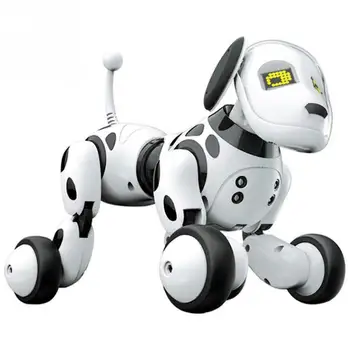 RC Robotas Šuns Žaislas Dainuoti Šokių Pažangių Elektroninių Naminių Žaislų Interaktyvios Smart Kalbėti Žaislas Led Mielas Gyvūnų, Vaikų Gimtadienio Dovana