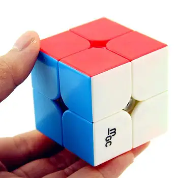 RCtown YJ Magic Cube 2X2 MGC GREITIS KUBO Magnetinio Padėties nustatymo Sklandžiai Greitis Kubo Švietimo Žaislas, juokingi ŽAISLAI VAIKAMS #X0826