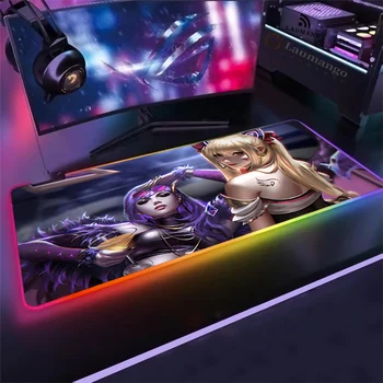 RGB Pelės Mygtukai Žaidėjus Overwatch Lockedge Nešiojamojo kompiuterio Klaviatūros Mygtukai Stalas Kilimėlis mini pc Žaidimų Priedai Mousemat xl