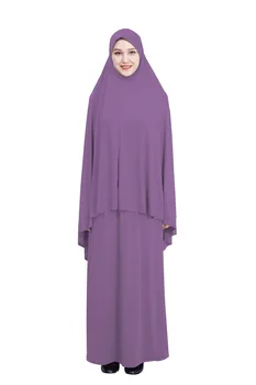 Ramadanas Musulmonų Maldos Drabužiu Islamo Khimar Ilgai Hijab Šalikas Jilbab Arabų Suknelė Abaja Artimųjų Rytų Pamaldos, Pilnas Draudimas Nauja