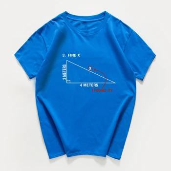 Rasti X juokingi Marškinėliai Vyrams Medvilnės Homme Grafinis matematikos marškinėlius Prekės Atsitiktinis, kietas Streetwear Mens Tshirts Harajuku vyrų drabužiai