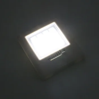 Reguliuojamas ekrano Ryškumas Naktį LED Šviesos Belaidžio LED Sienos Lempos Baterija Spinta Belaidžius COB Jungiklis Po Kabinetas Šviesos