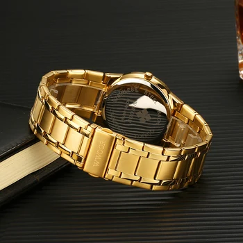 Reloj Hombre 2020 Deimantų Žiūrėti Vyrams WWOOR Viršuje Luxury Gold Verslo Suknelė Laikrodžiai Mens Nerūdijančio Plieno, atsparus Vandeniui Riešo Žiūrėti