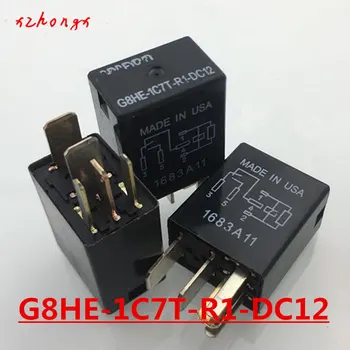 Relė G8HE-1C7T-R1-DC12 G8HE-1C7T-R1-DC12V G8HE-1C7T-R1-12VDC G8HE1C7TR1DC12 12VDC DC12V 12 V 5PIN