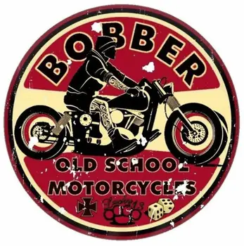 Retro Aufkleber Bobber Senosios Mokyklos Motociklų Lipdukas Race Retro Vintage