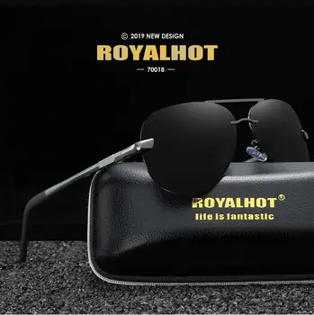 RoyalHot Moterys Vyrai Retro Poliarizuoti Akiniai nuo saulės Vairuotojo Pilotas Sunglass Vyrų Derliaus Prekės Metaliniai Rėmeliai, Saulės Akiniai UV400 2020 Naujas