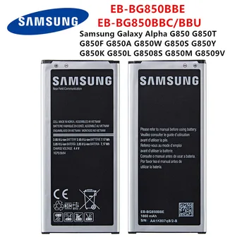 SAMSUNG Originalus EB-BG850BBE EB-BG850BBC/BBU 1860mAh baterija Samsung 