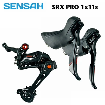 SENSAH SRX PRO 1x11 Greitis, 11s Kelių Groupset, R/L Shifter + Galiniai Derailleurs, žvyro-dviračiai Cyclo-Cross