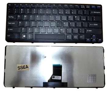 SSEA Naujas US Klaviatūra SONY Vaio E14 SVE14 SVE141 nešiojamojo kompiuterio klaviatūra anglų
