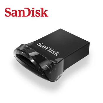 SanDisk CZ430 Mini USB 3.1 Flash Diskas Diskas 128GB 64GB 32GB 16GB Pen Ratai Maža Pendrive Memory Stick Saugojimo Įrenginį 
