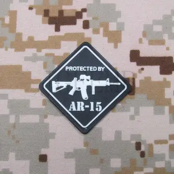 Saugoma AR15 Moralę taktinis karo 3D PVC pleistras
