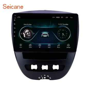 Seicane 10.1 colių Android 8.1 Automobilių GPS Navigacija Radijo 2005-Peugeot 107 PSSS DVR Carplay galinio vaizdo kamera DAB+