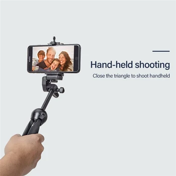 Selfie Stick Netinkamas Video Gyventi Trikojo Smart Mobilųjį Telefoną, Nešiojamąjį Monopodzie Universalus Stovas 360 Sukimosi Reguliavimas Turėtojas