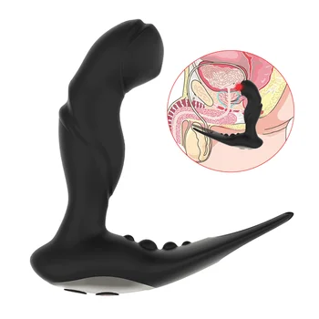 Silikono Butt Plug Vibracija Sekso žaisliukai Vyrams Šildymo Analinis Vibratorius Prostatos Masažas Roll Kamuolys Erotiniai Žaislai Suaugusiems, Sekso Produktas