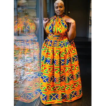 Siskakia Afrikos Suknelės Moterims, Mada, PASIDARYK pats Tvarstis Skaitmeninio spausdinimo nereguliarus Didelio dydžio dėvėti kelis Ritininės naktinis klubas Suknelė Afrika