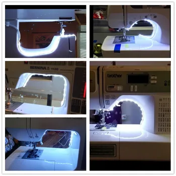 Siuvimo Mašina LED Šviesos Juostelės Šviesos Rinkinys 11.8 colių DC5V Lankstus USB Siuvimo Šviesos 30cm Pramonės Mašinos Darbo LED Žibintai