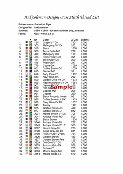 Siuvinėjimo Skaičiuojami Kryželiu Rinkinių Rankdarbiams - Amatų 14 ct, spalva 