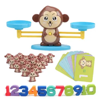 Skaitmeninis Balansas Masto Žaislas Ankstyvo Mokymosi Balanso Vaikų Nušvitimą Skaitmeninis To Ir Atimties Matematikos Svarstyklės Beždžionė Žaislai