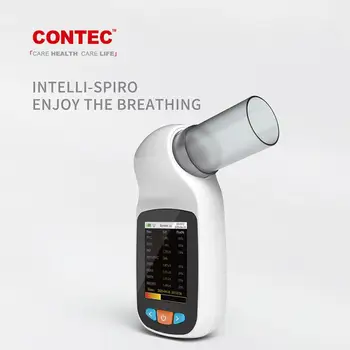 Skaitmeninis Spirometer Bluetooth tikrinimas plaučių būklės Spirometrijos+Kandiklį Naujausias 2021
