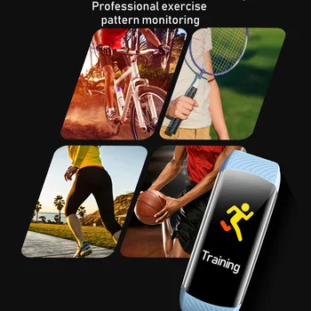 Smart Apyrankę Žiūrėti Kraujo Spaudimą, Stebėti Sporto Sekimo Apyrankę Smart Watch Širdies Ritmo Monitorius 