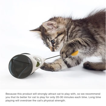 Smart Kačių Žaislai Kamuolys su Ratais, Automatinė nereikia Įkrauti Katė Žaislas Interaktyvus Nereguliarus Sukasi Režimas Juokingas Naminių Reikmenys