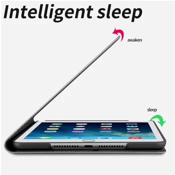 Smart Pažadinti Odinis dėklas iPad 10.2 Pro 11 