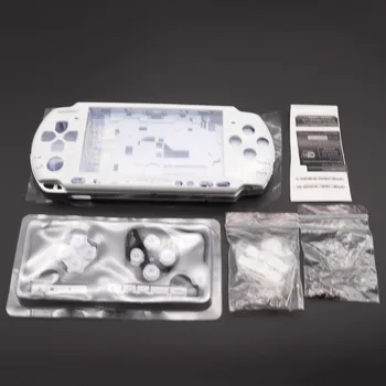 Sony PSP3000 PSP 3000 Shell Sena Versija Žaidimų Konsolės pakeisti visą korpuso dangtis atveju su mygtukų rinkinys