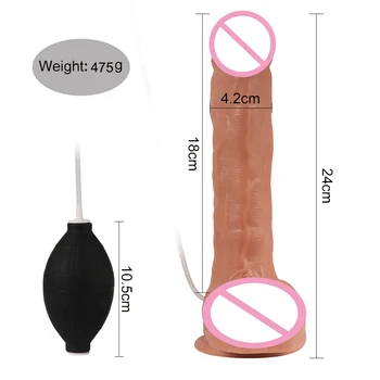 Squirting Dildo Realus Didelis didelis strapon Lesbiečių Neišliejant vibratorių moterų Silikono Netikras Penis erotiniai sekso žaisliukai suaugusiems