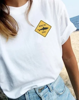 Starqueen-JBH gerbti vietinių gyventojų Grafinis Tee Vasaros Mados Medvilnės Atsitiktinis Juokinga unisex white t-shirt
