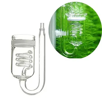 Stiklo Akvariume CO2 Difuzorius Stiklo Bakas Purkštukai, Relės Reguliatoriaus Moss CO2 Purkštukai, Vandens Augalų Bakas Skaidrus