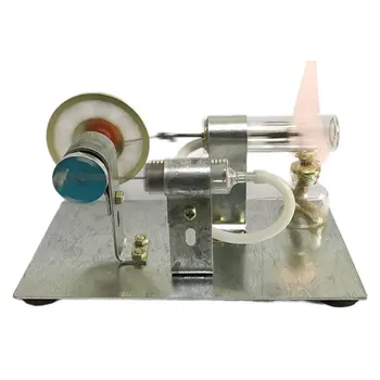 Stirlingo Variklio Modelis Garo Galia Fizikos Populiarus Mokslas Įdomus Mokslinis Išradimas Eksperimentinės Žaislas