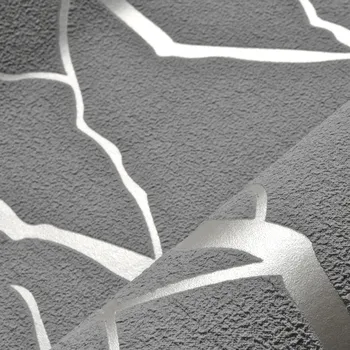 Storas Pilkas Aksomo 3D Tapetai Miegamajame Sienos kambarį Fone Neklijuotinė Medžių Šakas Įspaudų siena popieriaus namų dekoro