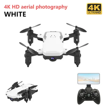 Sulankstomas Mini Drone K1 WiFi FPV HD Kamera 0.3 MP 2.0 MP 5.0 MP 4K Aukščio Laikyti Oro Vaizdo 3D Salto RC Quadcopter Vaikų Žaislas