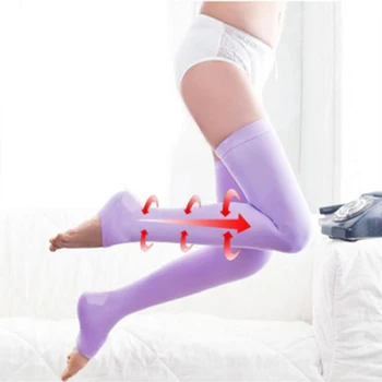 Suspaudimo Deginti Riebalus Plonu Super Miega Naktį Lieknėjimo Kojinės Lady Grožio Kojų Slim Legging
