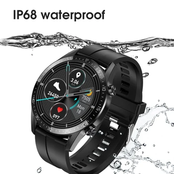 T03 Smart Watch Vyrų EKG PPG Širdies ritmas, Kūno temperatūra stebėti IP68 Vandeniui Fitness Tracker Smartwatch PK L13 T1 L7 X6 R8 T9