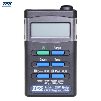 TES-1390 EMF Testeris Gaus Elektromagnetinio Lauko Matuoklis Elektromagnetinių Bangų Testeris